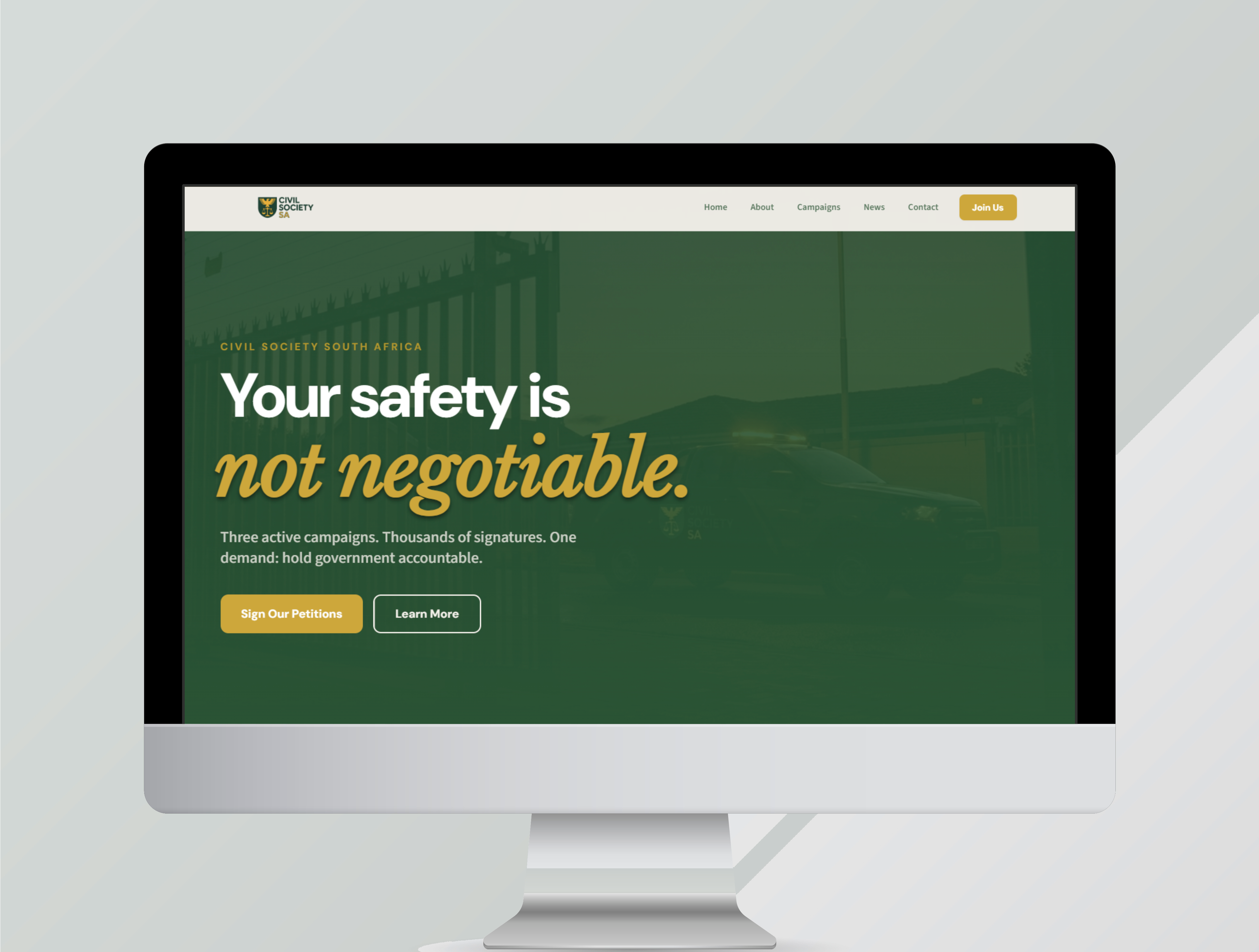 Civil Society South Africa - Website by Stacked Marketing