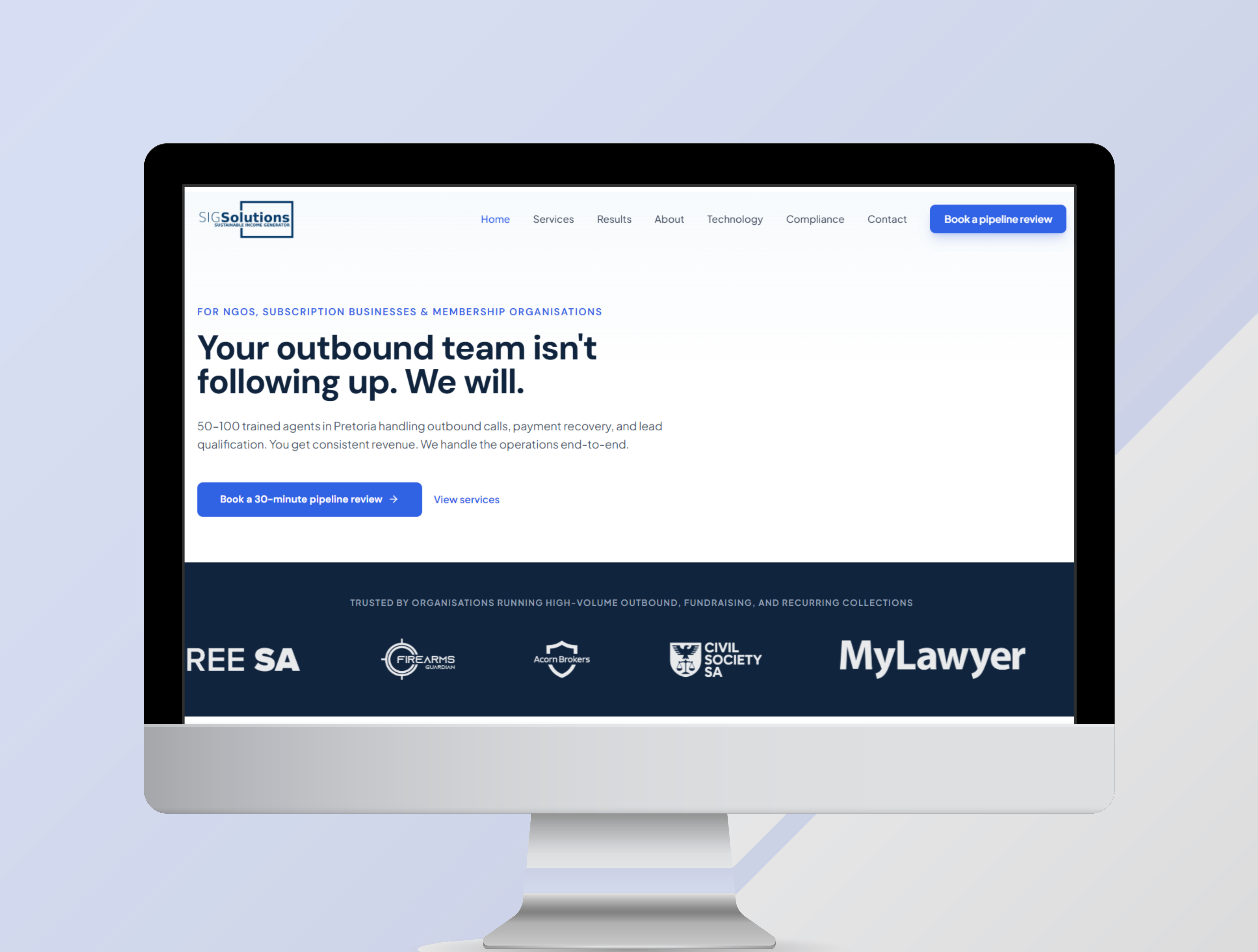 SIG Solutions - Website by Stacked Marketing